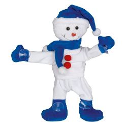 The Christmas Shop Dancing Window Cling Snowman